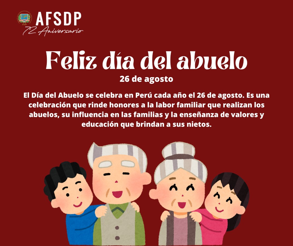 Feliz día del abuelo.